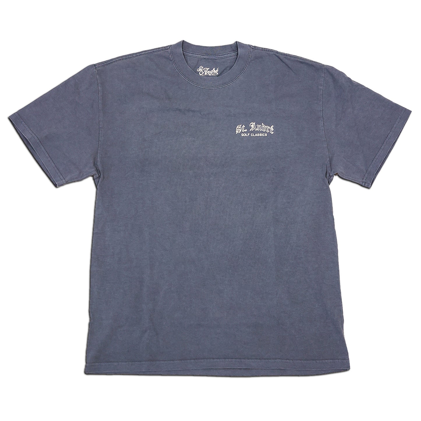 Try Not To Die Tee - Faded Indigo