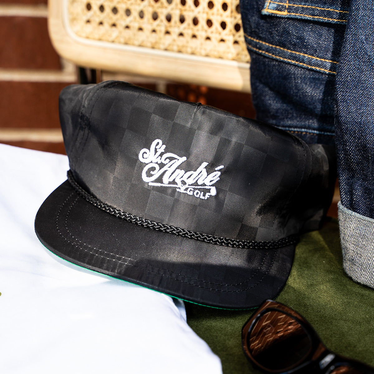 Logo Cap - Black Checkered