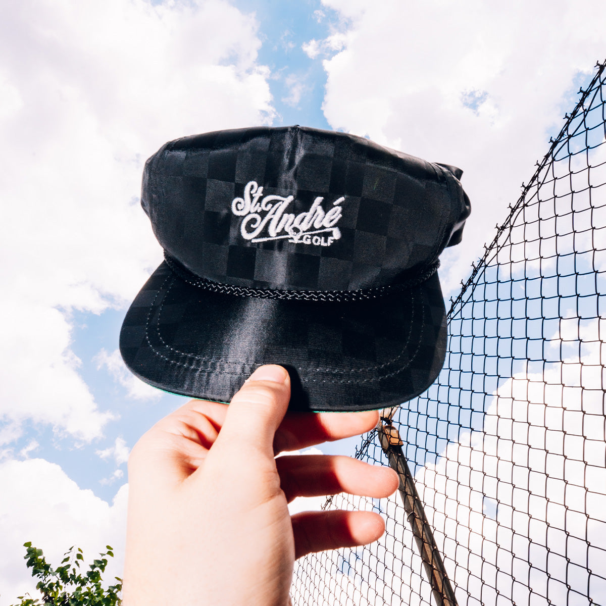Logo Cap - Black Checkered