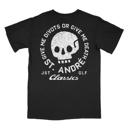 Divots or Death T-Shirt - Black