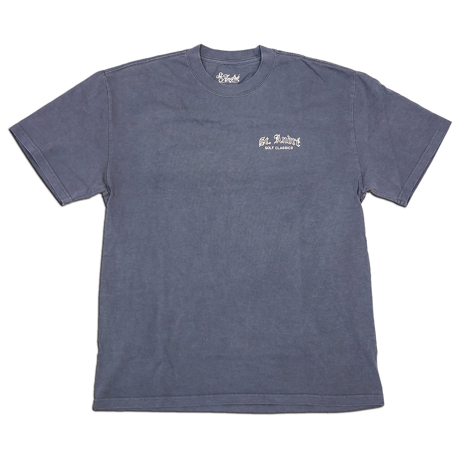 Try Not To Die Tee - Faded Indigo