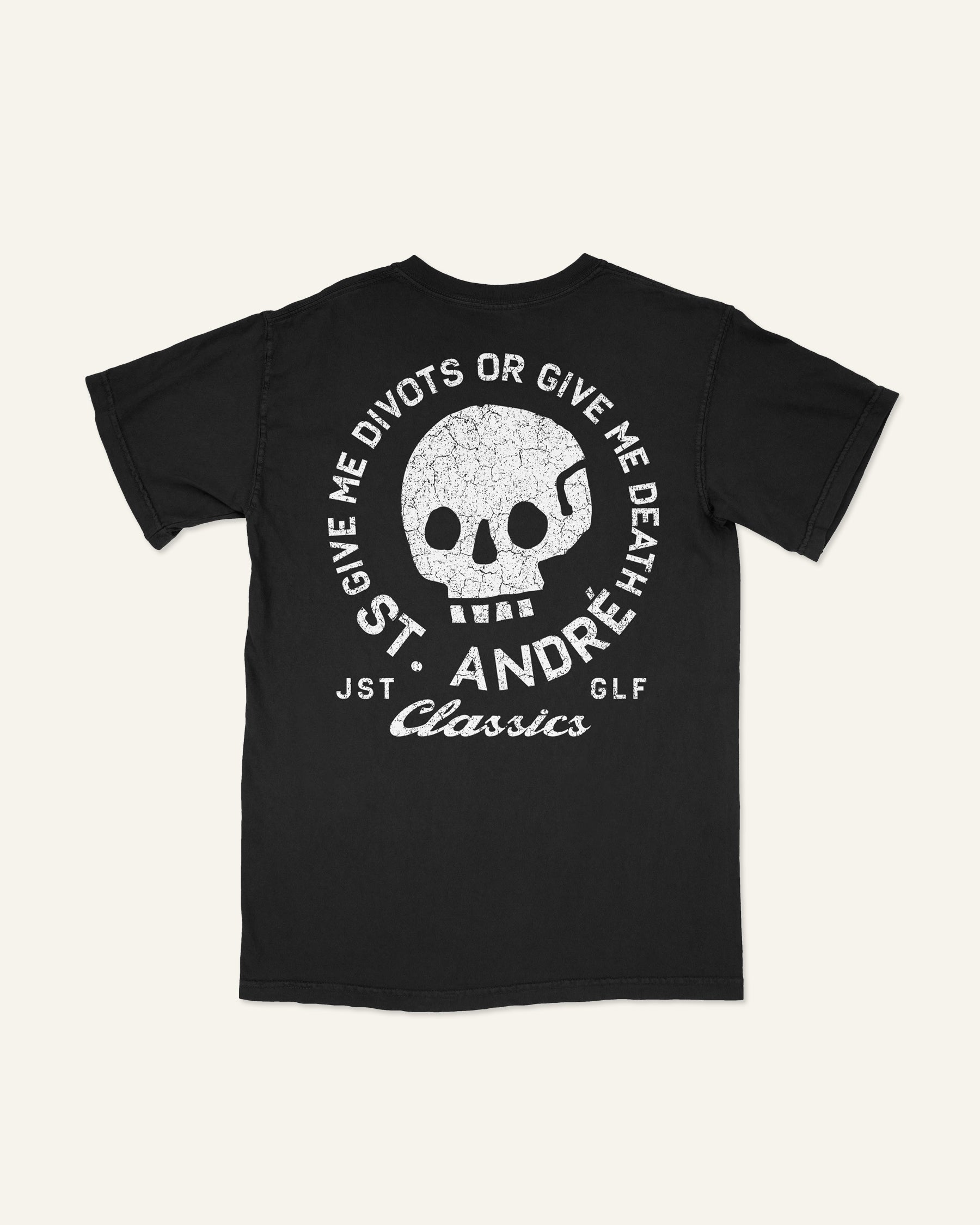 Divots or Death Tee (Black) – St. André Golf