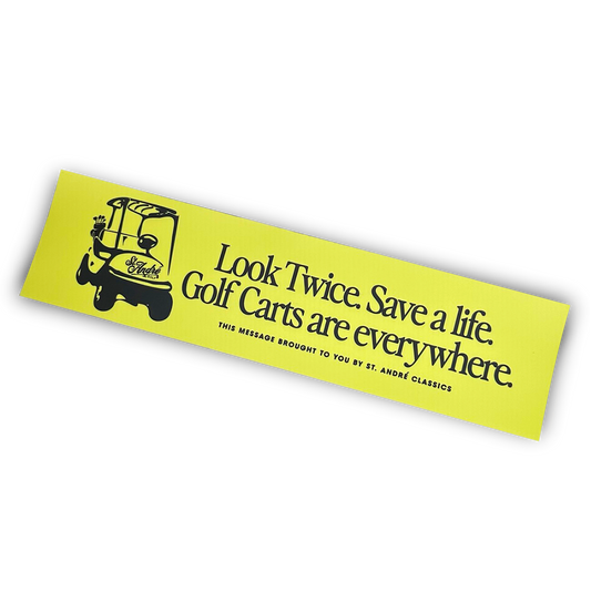 Look Twice Save a life - Bumper Sticker