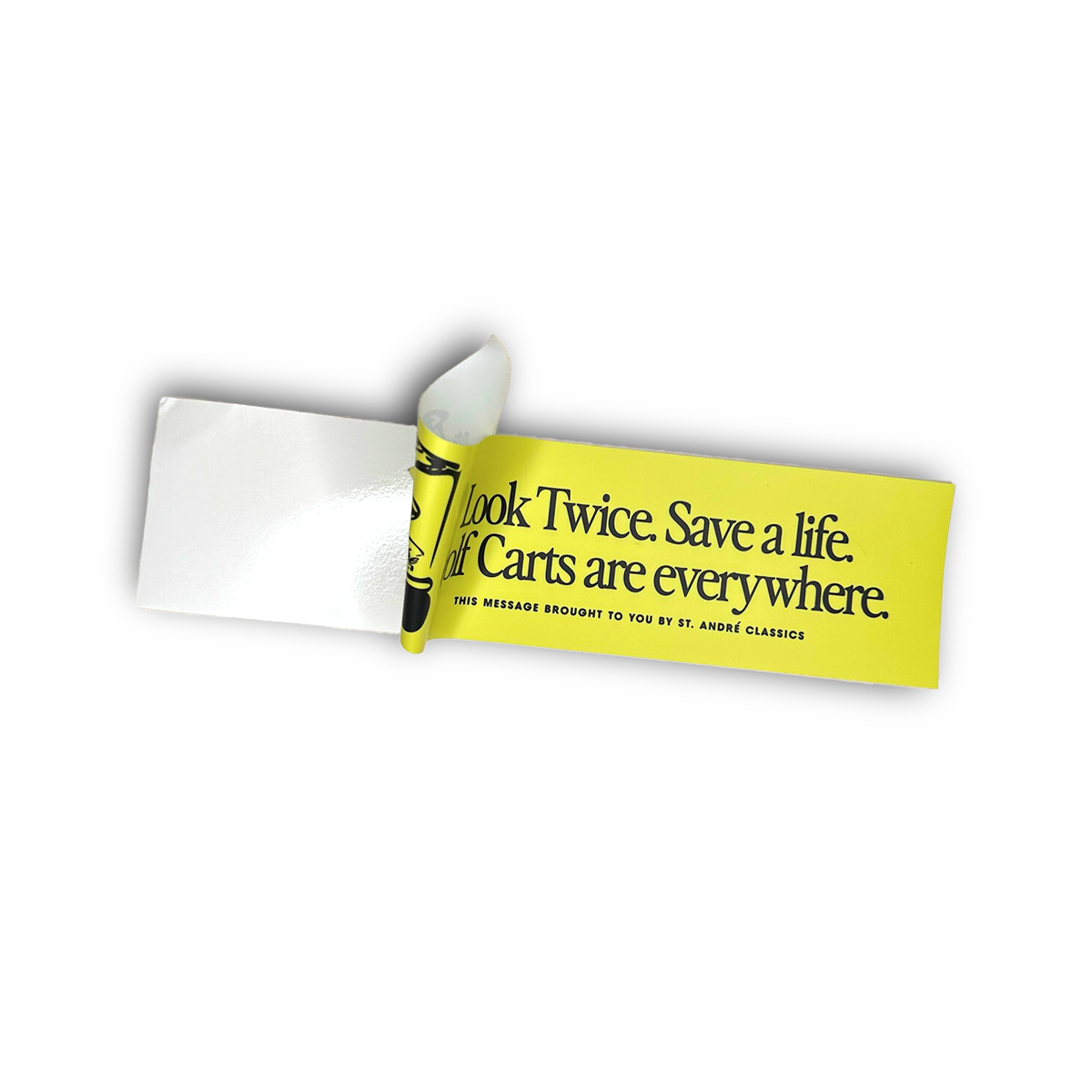 Look Twice Save a life - Bumper Sticker